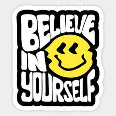 Believe In Yourself Oversized Streetwear T-Shirt – Black Graphic Tee | Unisex | 100% Cotton
