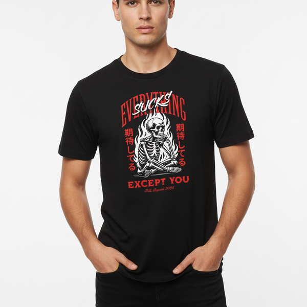 EXCEPT YOU Urban Style T-Shirt |Regular Fit | MAKE IN INDIA | Unisex