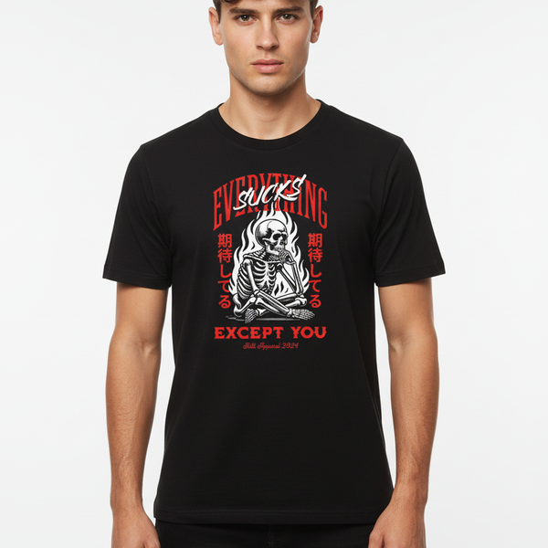 EXCEPT YOU Urban Style T-Shirt |Regular Fit | MAKE IN INDIA | Unisex
