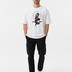 Serpent Oversized Streetwear T-Shirt – Bold Snake Graphic | Unisex