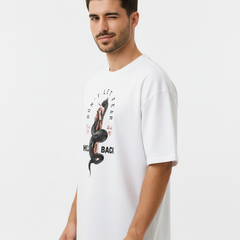 Serpent Oversized Streetwear T-Shirt – Bold Snake Graphic | Unisex