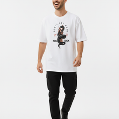 Serpent Oversized Streetwear T-Shirt – Bold Snake Graphic | Unisex
