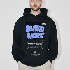 Social Introvert Urban Street Hoodie – Premium Unisex Hoodie | Made in India